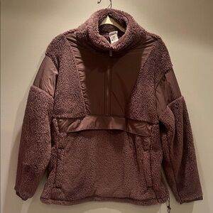 PINK Victoria's Secret Mauve Teddy Jacket